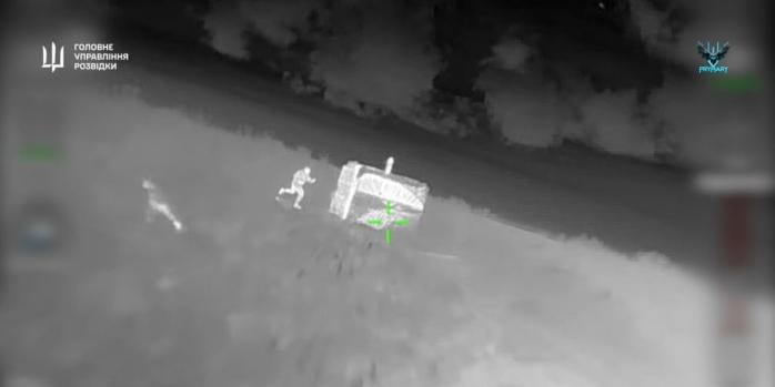 Знищення російської військової техніки, скріншот відео