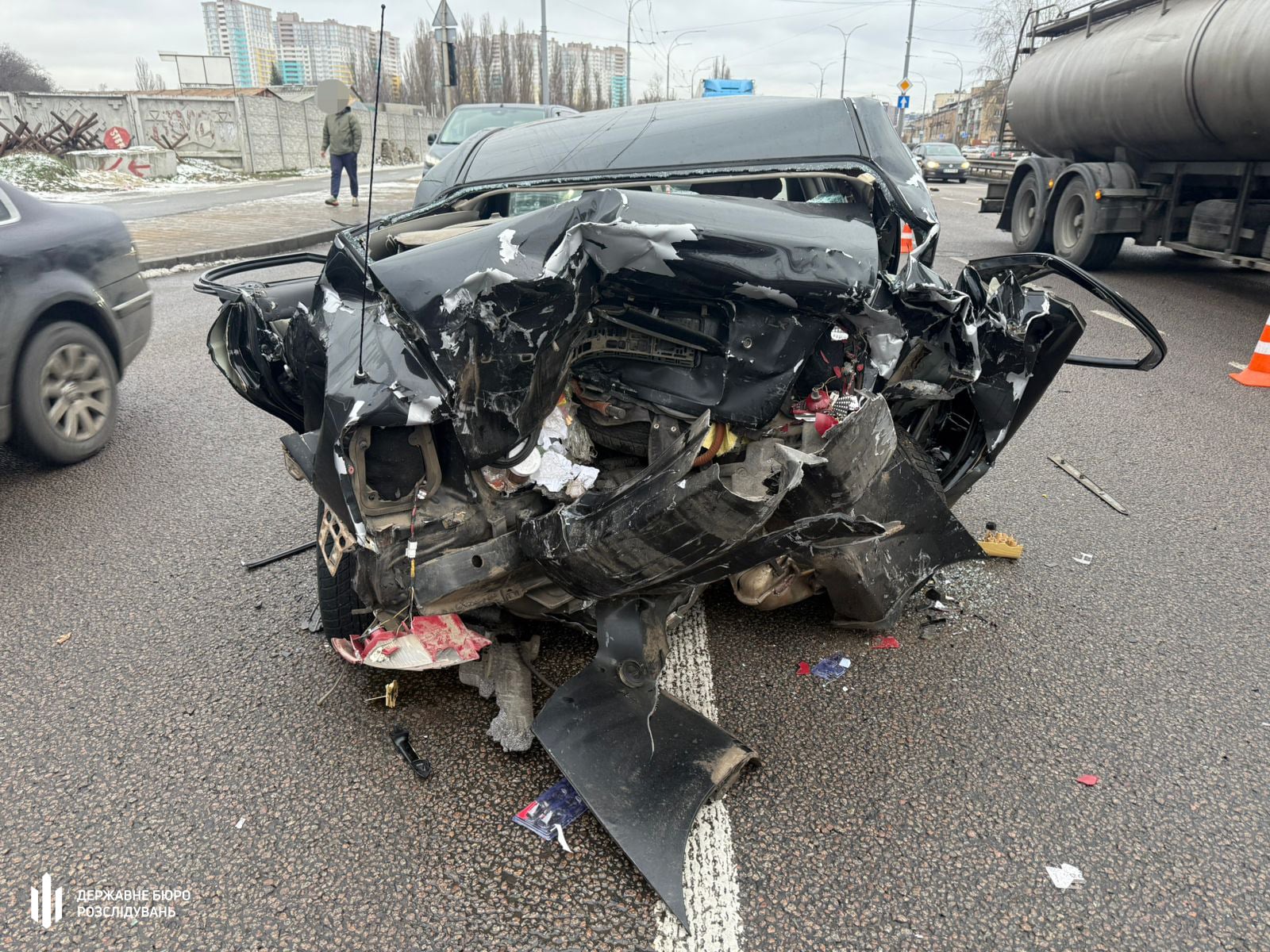 Смертельна ДТП у Києві. Фото: ДБР