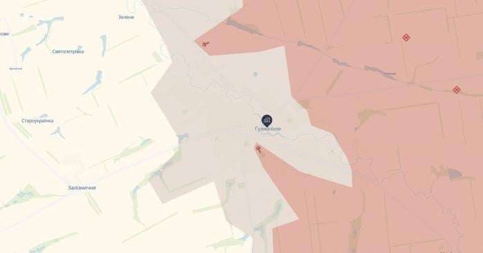 Проект DeepState объяснил дальнейшую сложность обороны Гуляйполя. Карта: DeepState 