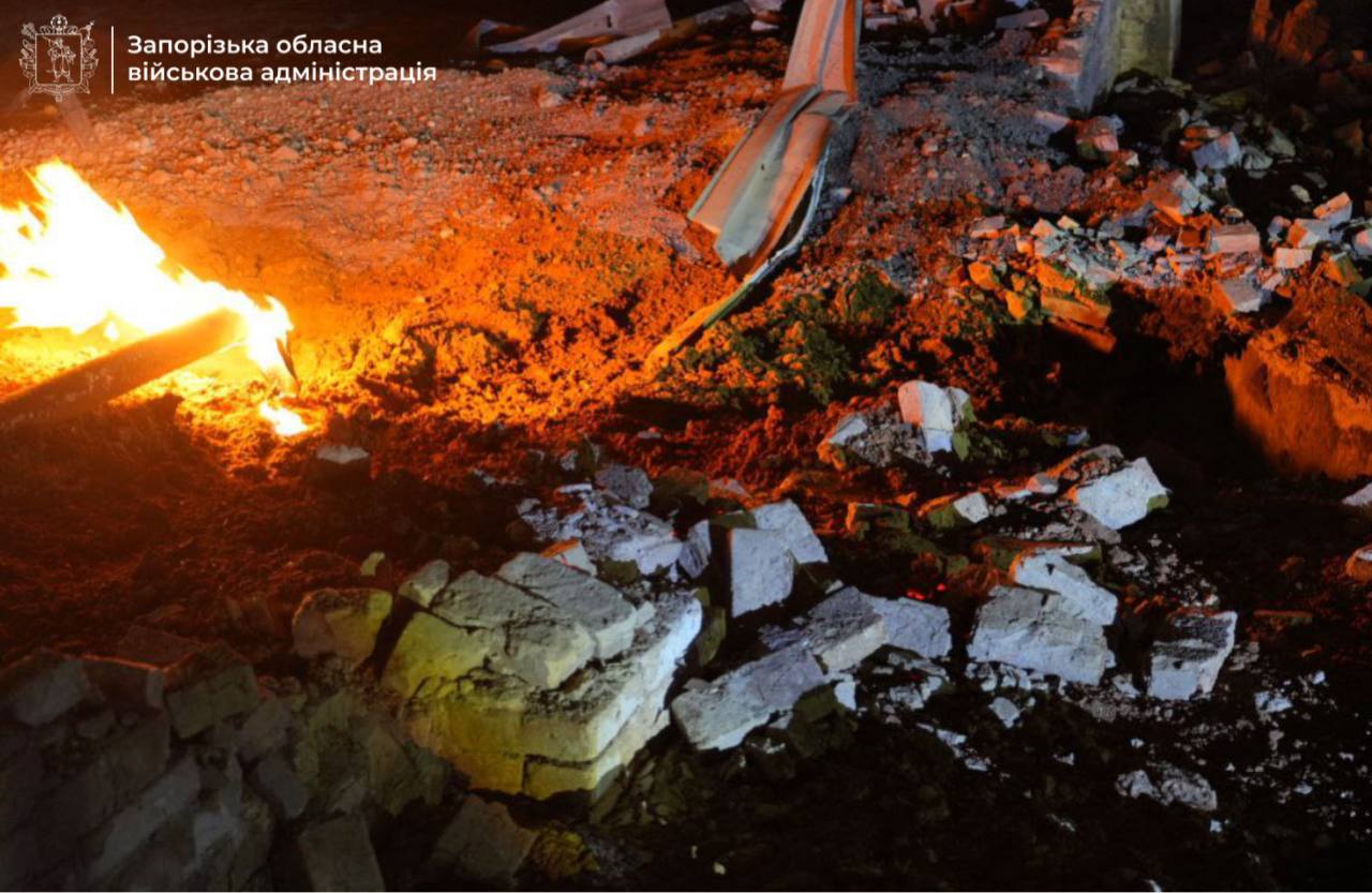 Росіяни скинули КАБи на Запоріжжя. Фото: ОВА