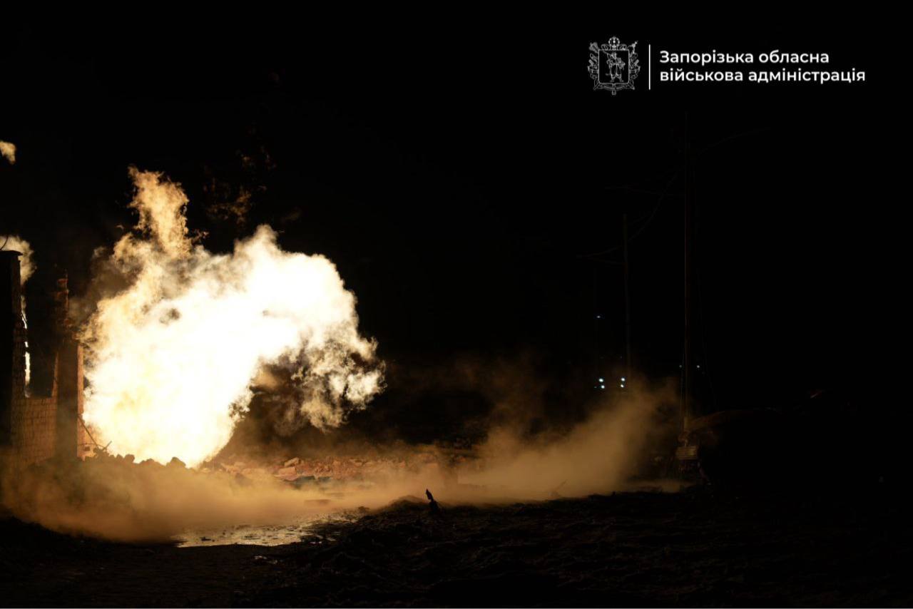 Росіяни скинули КАБи на Запоріжжя. Фото: ОВА
