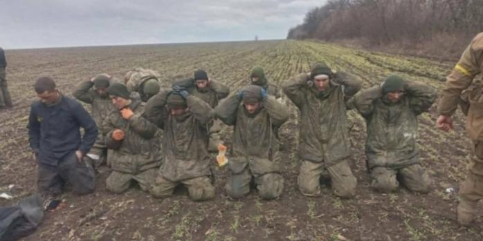 Полонені росіяни, фото: «Укрінформ»
