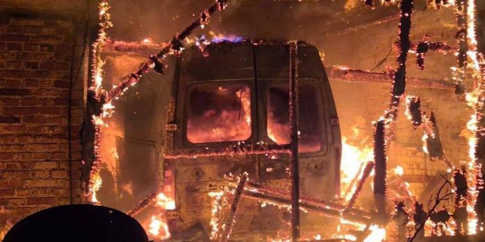 Последствия атаки российских БПЛА в Черниговской области, фото: Черниговская ОГА