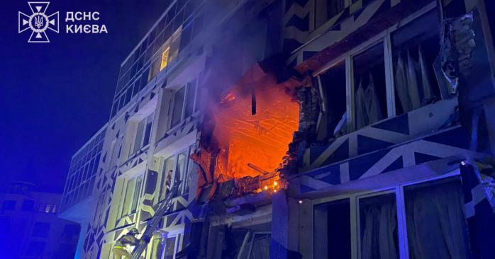 Наслідки атаки. Фото: ДСНС