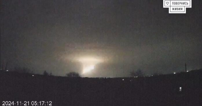 Росія вночі могла атакувати Львівщину ракетою &laquo;Орєшнік&raquo;. Фото: 