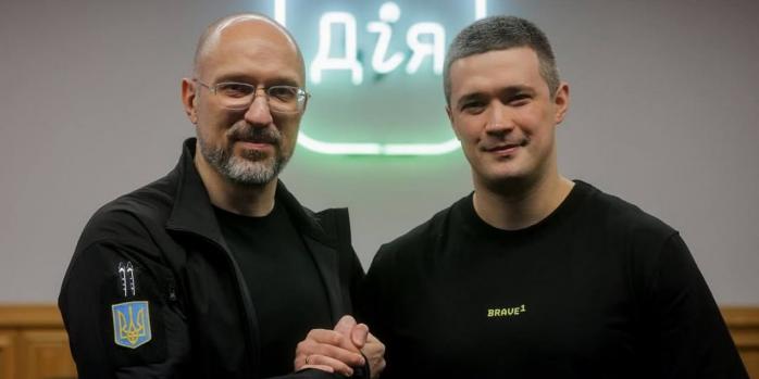 Денис Шмигаль та Михайло Федоров, фото: Міністерство оборони