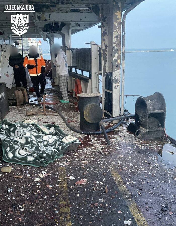 Наслідки російських ударів на Одещині 9 січня, фото: Одеська ОВА