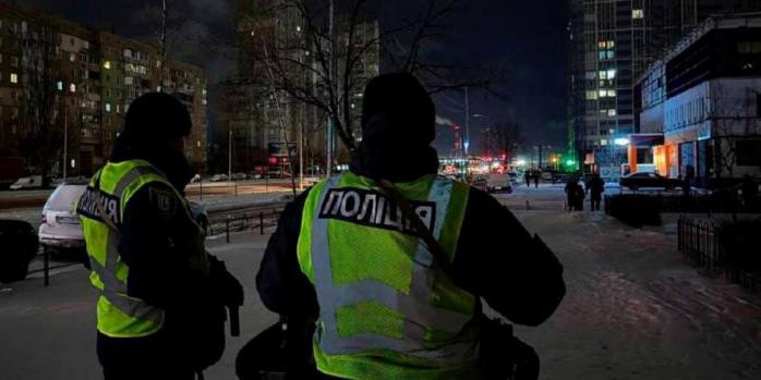 У Києві аварійні відключення після масштабної російської атаки, фото: поліція Києва