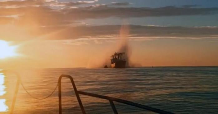 Російський дрон атакував танкер під прапором Панами в Чорному морі. Фото: 