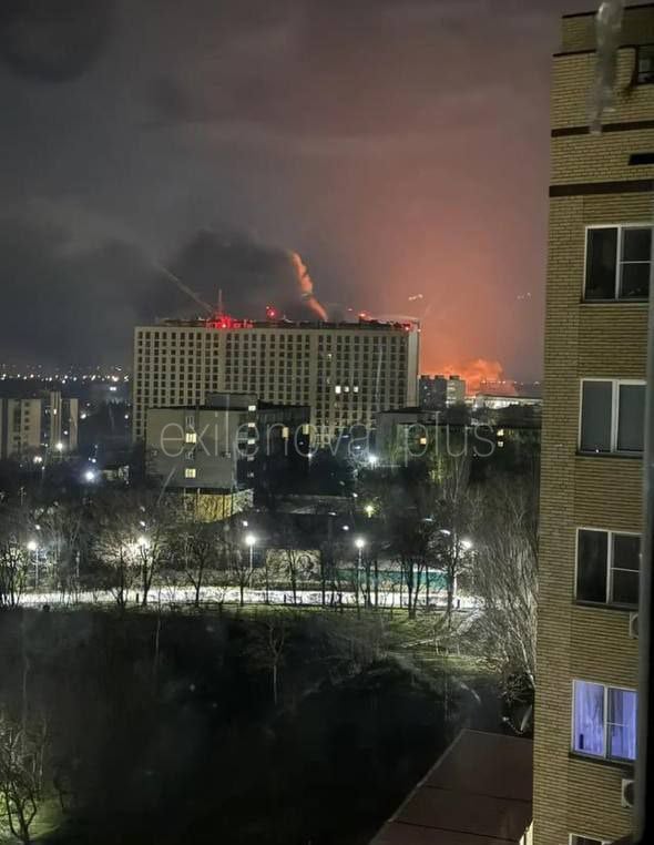 БпЛА атакували завод з виробництва дронів. Фото: соцмережі