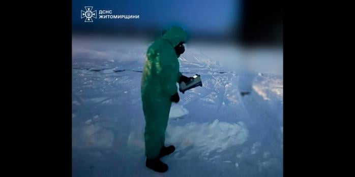 Наслідки російського удару на Житомирщині, фото: ДСНС