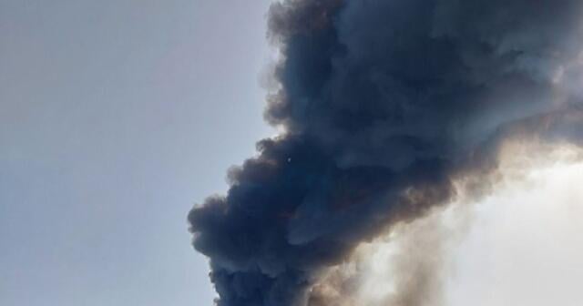 РФ чотирма ракетами атакував обʼєкт критичної інфраструктури у Харкові. Фото: 