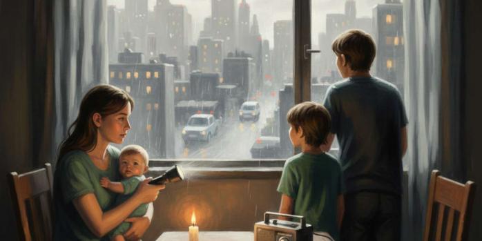 В Україні застосовують аварійні відключення електроенергії, фото: Google Gemini