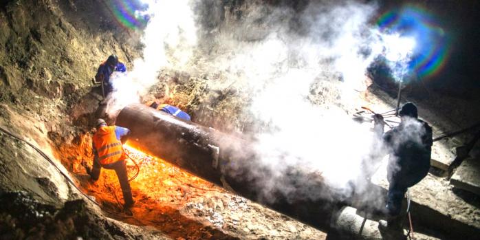 Аварийщики Киева работают в напряженном режиме, фото: КП &laquo;Киевтеплоэнерго&raquo;