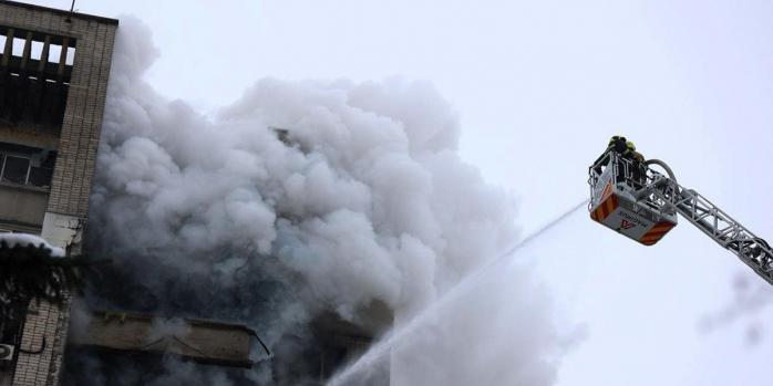 Последствия российского удара в Днепре 22 января, фото: ГСЧС