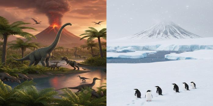 Клімат Землі значно змінився з часу зникнення динозаврів, фото: Google Gemini