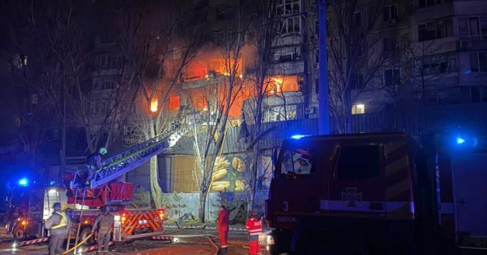 Разрушения в Одессе. Фото: МВА