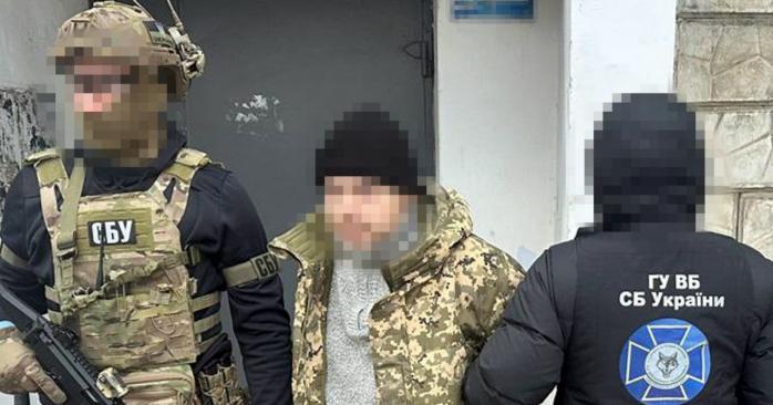 Російський диверсант допомагав росіянам знищувати військові об’єкти на Одещині. Фото: СБУ