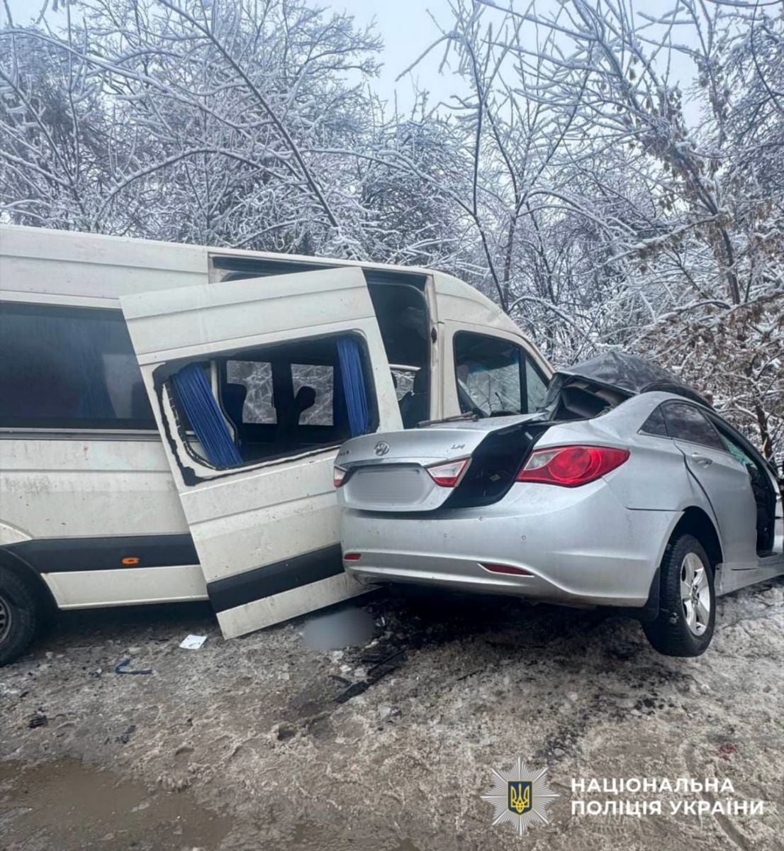 Смертельна ДТП сталася на Київщині. Фото: НПУ
