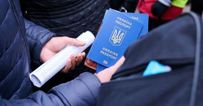 Украинские беженцы. Фото: