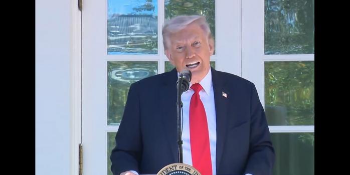 Дональд Трамп, скріншот відео