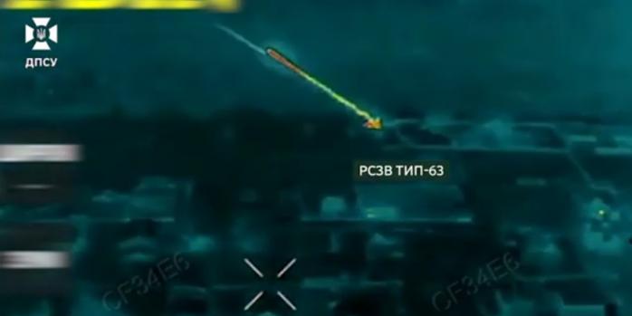 Уничтожение техники российских захватчиков, скриншот видео