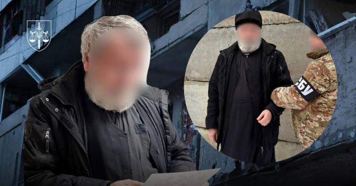 Монах монастиря УПЦ закликав до окупації Харківщини. Фото: прокуратура