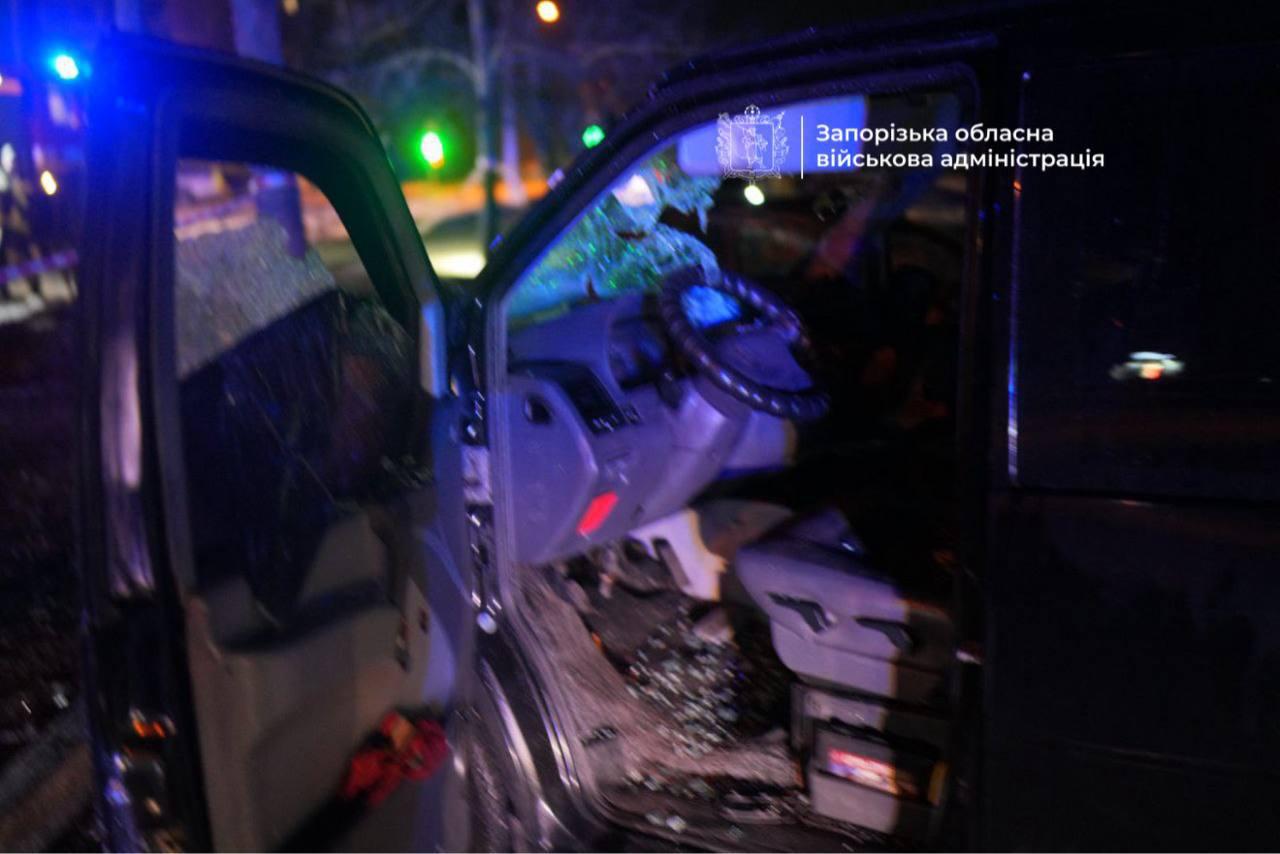 Наслідки обстрілу Запоріжжя. Фото: ОВА