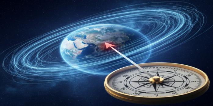 Магнітне поле Землі зазнає значного впливу від двох підземних &laquo;крапель&raquo;, фото: