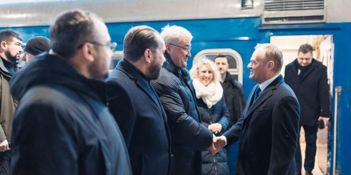 Дональд Туск у Києві, фото: канцелярія прем&rsquo;єр-міністра Польщі