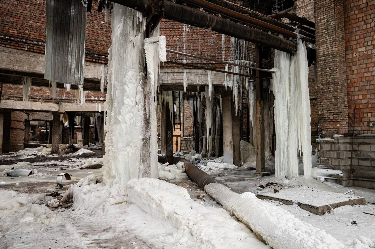 Руйнування ТЕЦ. Фото: Олексій Кулеба у Telegram