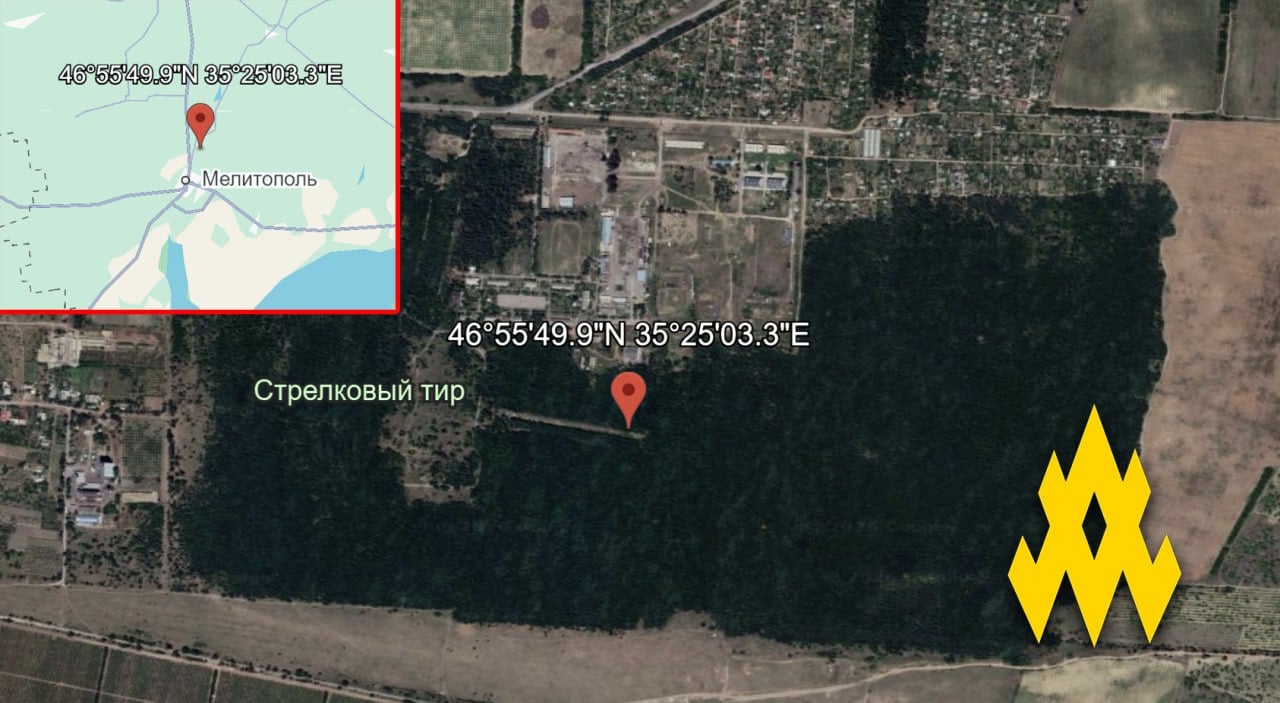 Нова військова база РФ під Мелітополем. Фото: АТЕШ