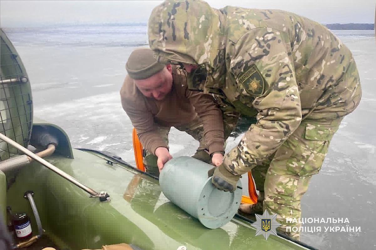 Російський «Шахед» знайшли на кризі Дніпра. Фото: НПУ