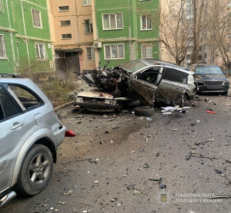 В Одесі вибухнув автомобіль. Фото: поліція