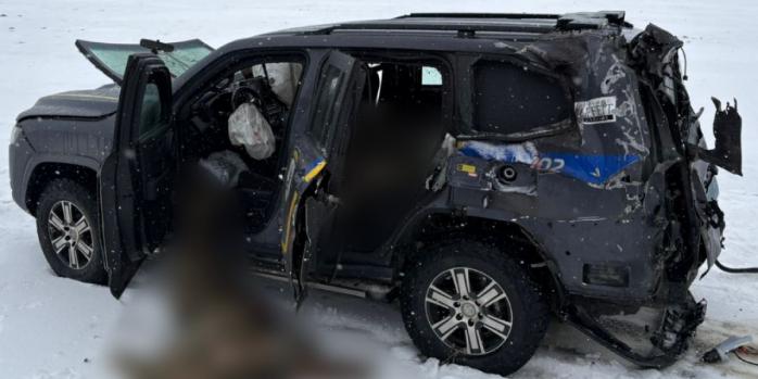 Последствия удара российского беспилотника, фото: Нацполиция