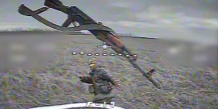 Уничтожение российских захватчиков, скриншот видео