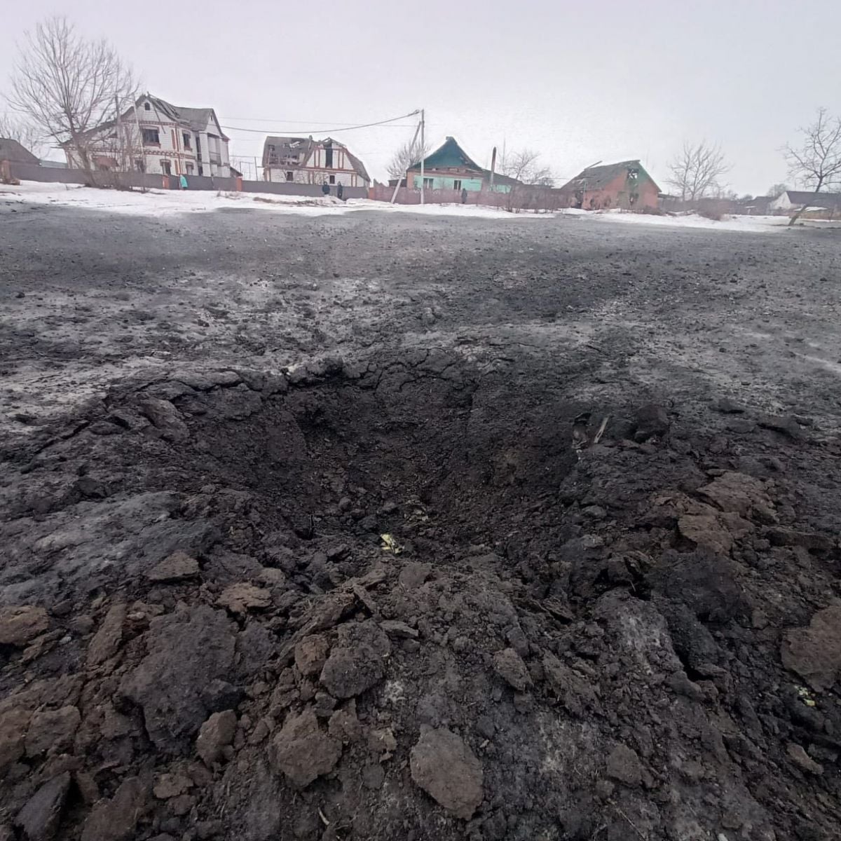 Наслідки нічної атаки російських військ. Фото: ОВА