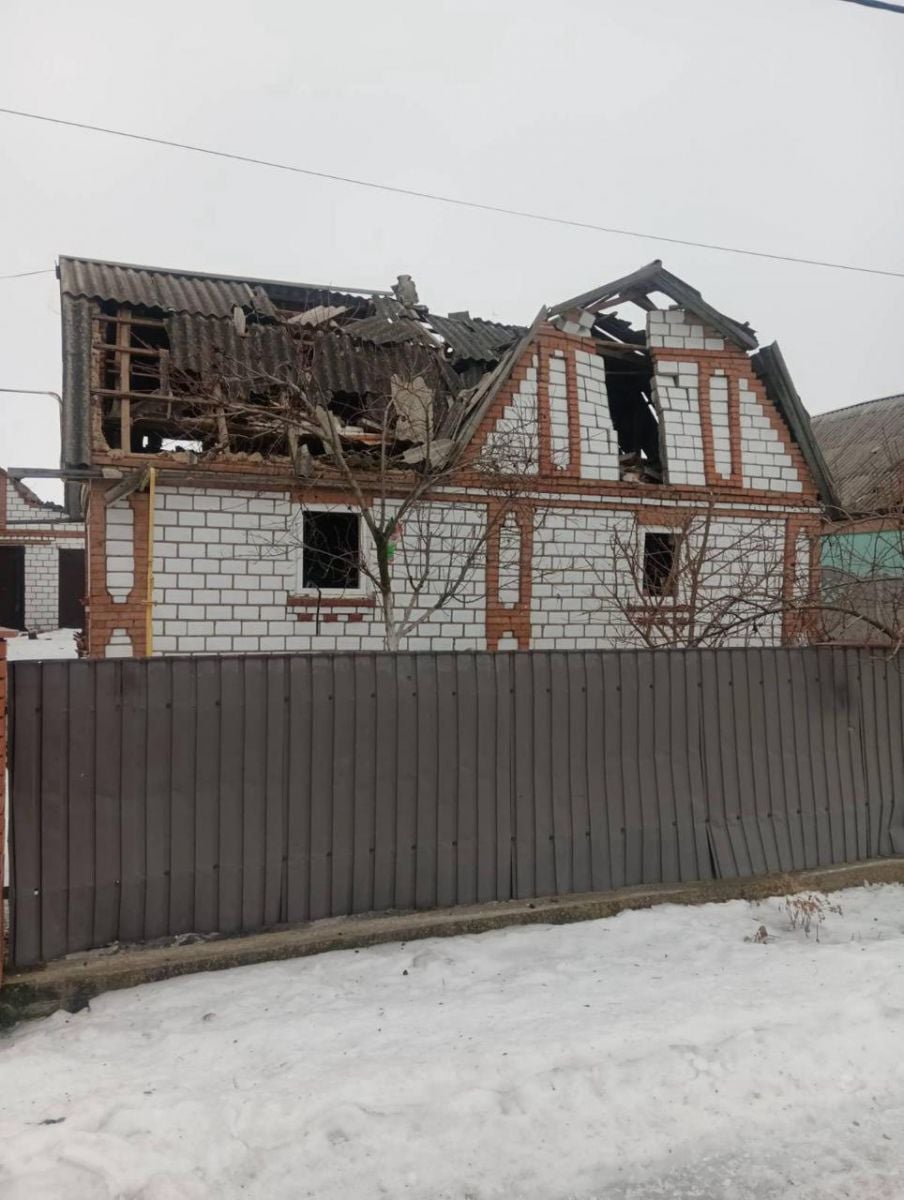 Наслідки нічної атаки російських військ. Фото: ОВА