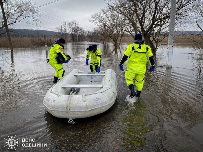 Кільком населеним пунктам Одещини загрожує підтоплення, фото: ДСНС
