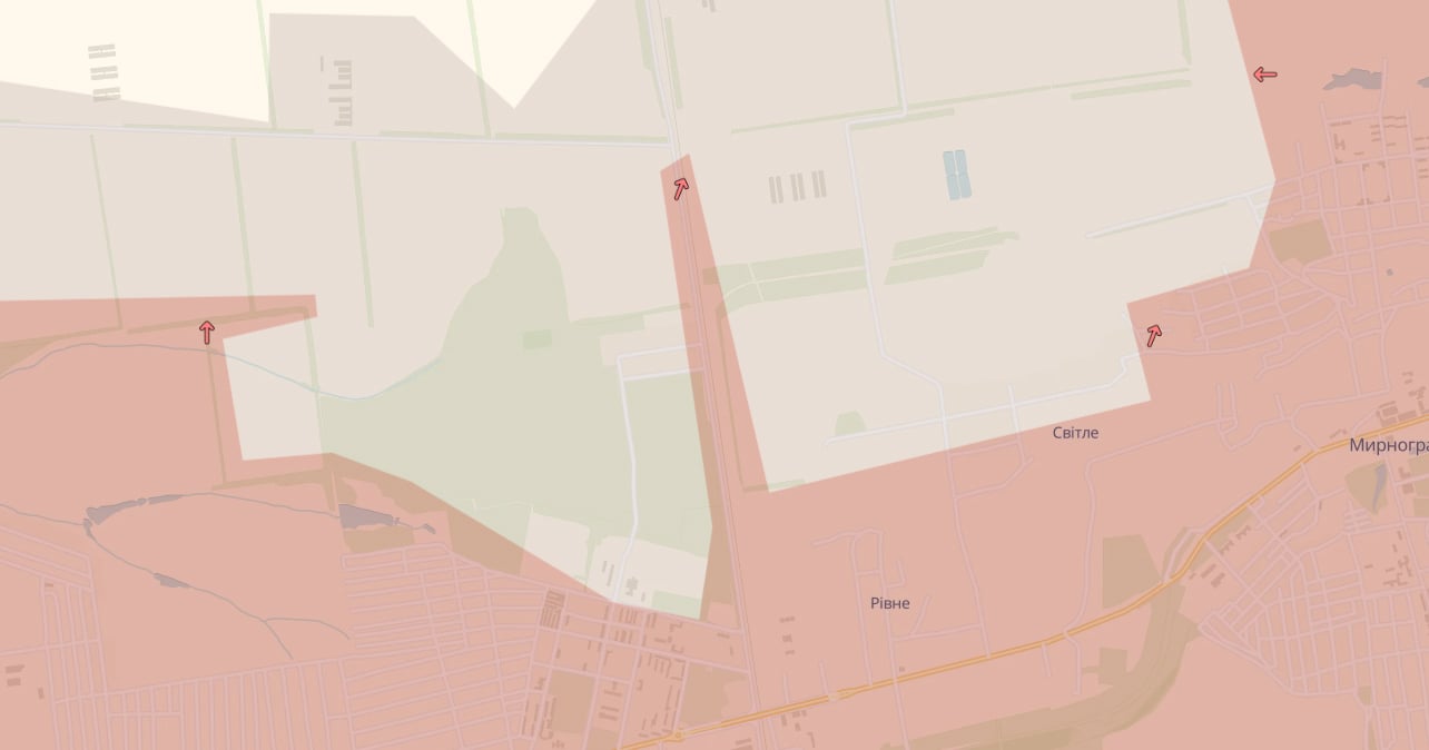 Армія РФ просунулася біля трьох сіл у Донецькій області. Карта: DeepState