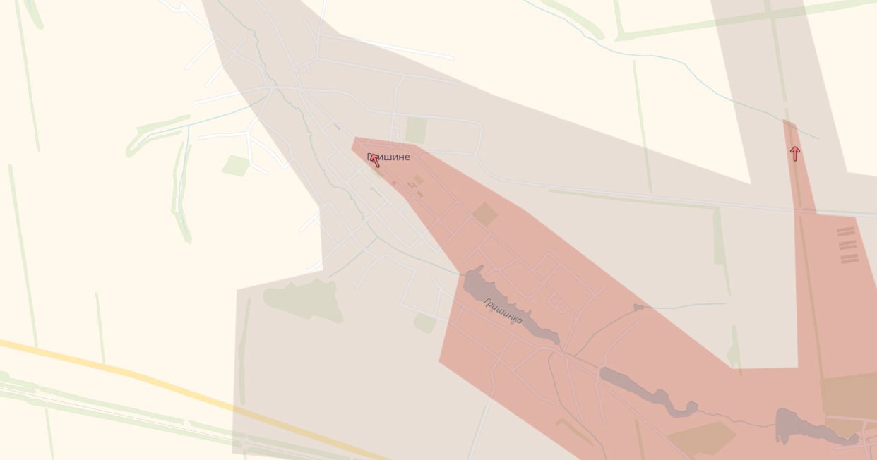 Армія РФ просунулася біля трьох сіл у Донецькій області. Карта: DeepState