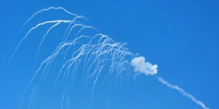 Іранська балістична ракета рухалася в напрямку Туреччини, фото: «Оперативний ЗСУ»
