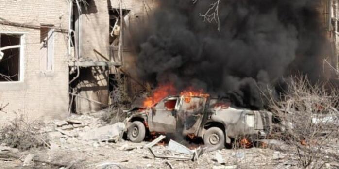 Последствия российского авиаудара по Дружковке, фото: ГСЧС