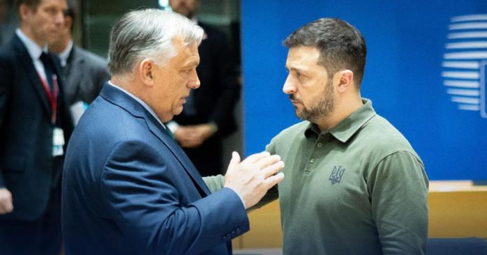 Зеленський і Орбан. Фото: 