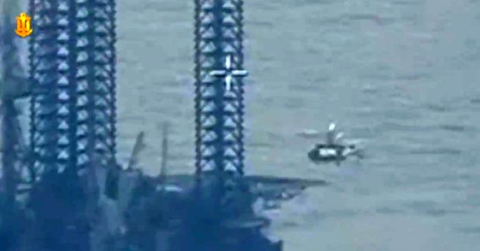 Уничтожение вертолета РФ Ка-27. Скриншот с видео