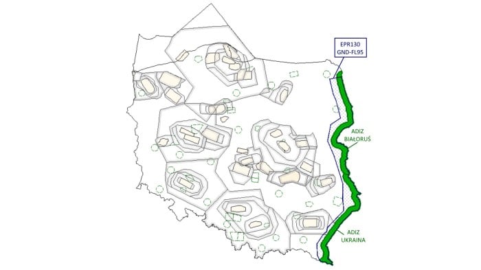 Польща частково закриває свій повітряний простір, фото: PANSA