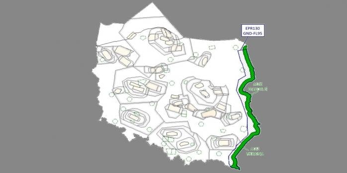 Польща частково закриває свій повітряний простір, фото: PANSA