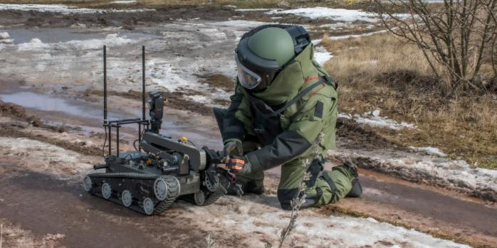 Російські міни знешкодили на Харківщині, фото: ДСНС