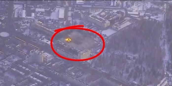 Ураження заводу &laquo;Кремній Ел&raquo;, скріншот відео