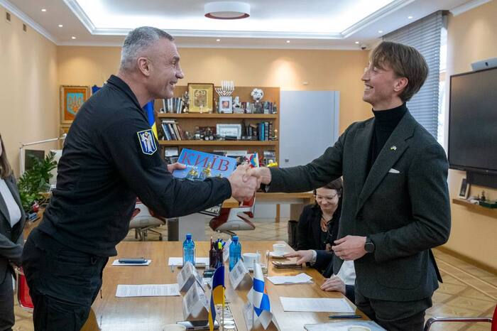 Віталій Кличко зустрівся з мером Тампере, фото: Віталій Кличко